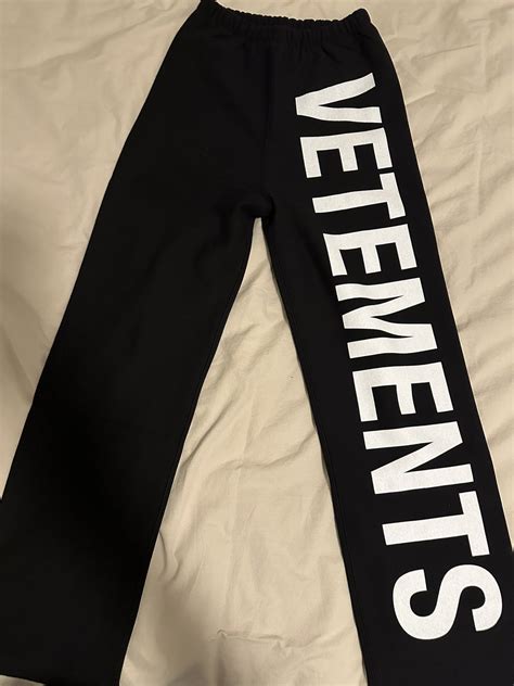 fake vetements sweatpants